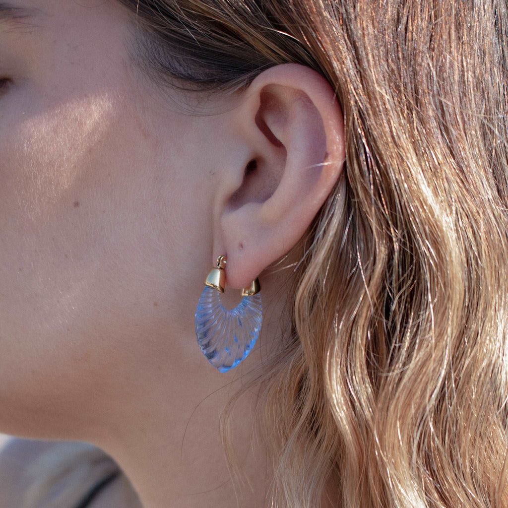 Pacific Textured Statement Earrings