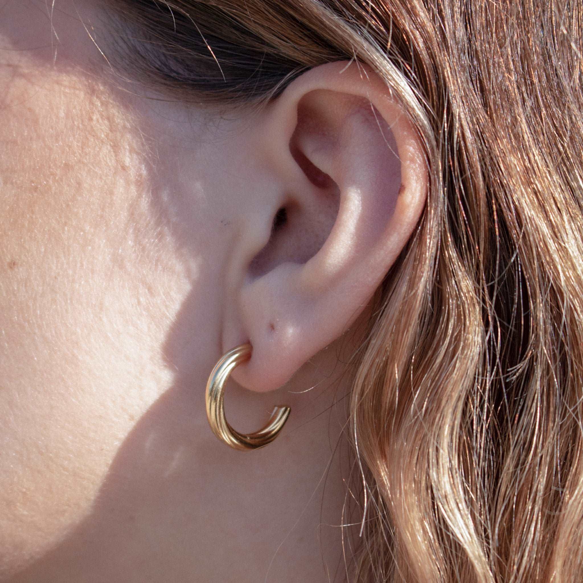 Coastal Twisted Hoop Earrings